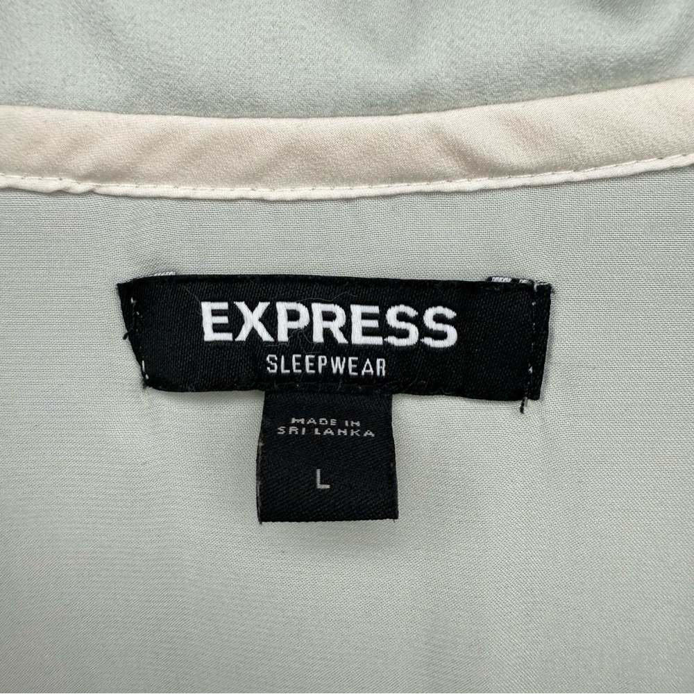 Express Satin Sleepwear Top - Picture 2 of 4